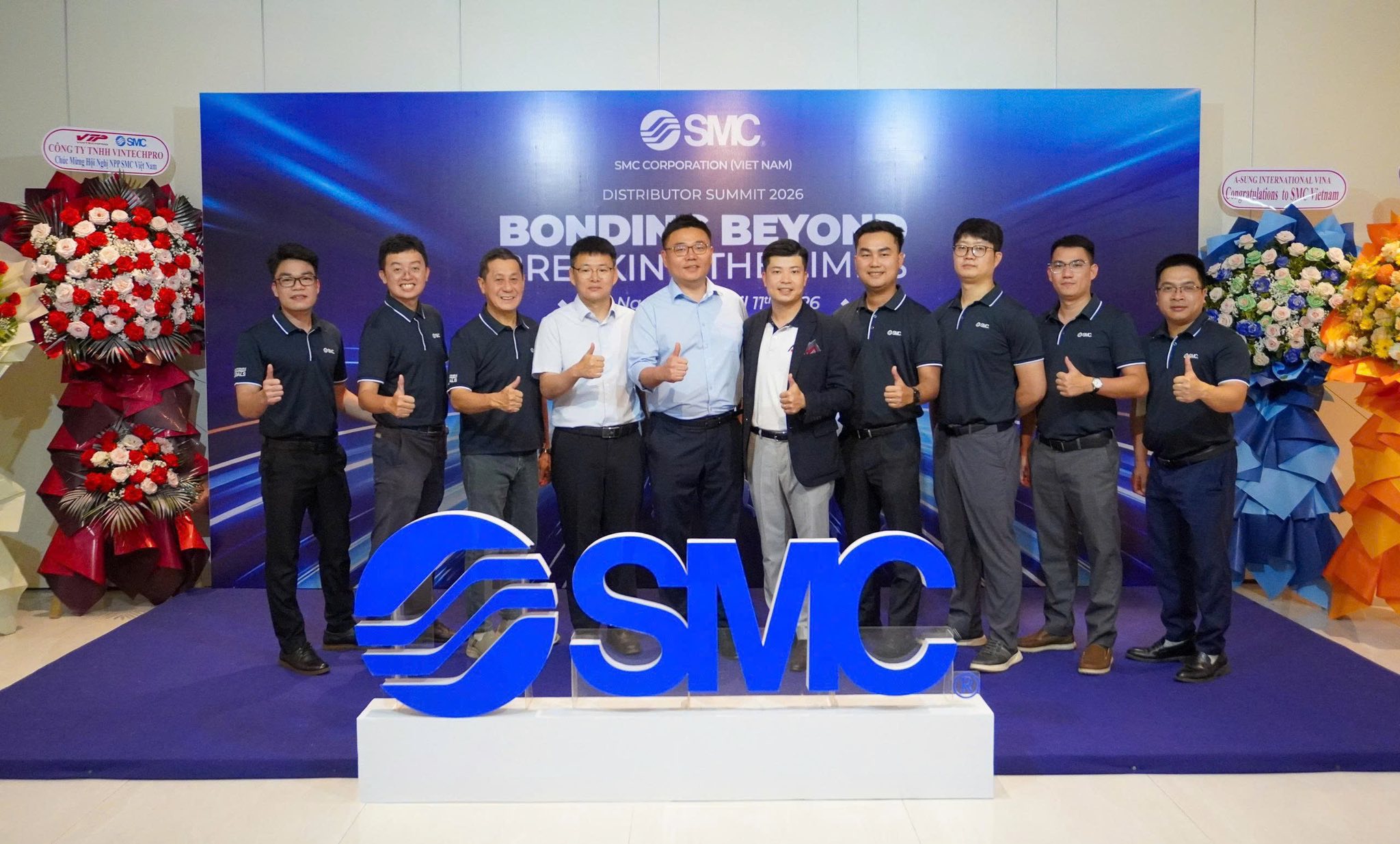 A-SUNG INTERNATIONAL VINA THAM DỰ HỘI NGHỊ NHÀ PHÂN PHỐI CỦA SMC Việt Nam - CÙNG KẾT NỐI, CÙNG BỨT PHÁ