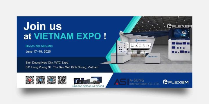 FLEXEM KÍNH MỜI QUÝ KHÁCH HÀNG THAM QUAN GIAN HÀNG TẠI TRIỂN LÃM CÔNG NGHIỆP SẢN XUẤT VIỆT NAM