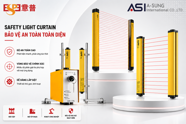 ?️ ESPE SAFETY – SAFETY LIGHT CURTAIN HAY SAFETY LIGHT BARRIER?